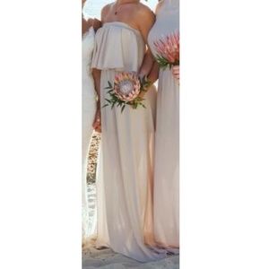 Hacienda Maxi Dress "Show Me The Ring Crisp"